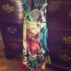 SOLD Floral summer dress